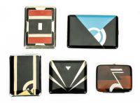 Five Wonderfully Vibrant Enameled Art Deco Cigarette Cases