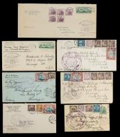 1928-33 Group Of 7 Zeppelin Flight Covers