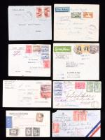 Worldwide Airmail & Flight Covers Group In Album IV