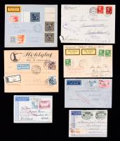 Worldwide Airmail & Flight Covers Group In Album VIII