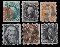 1861-66 Used Group Of 6 Stamps.