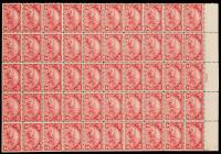 1924, 2Â¢ Huguenot-Walloon Pane Of 50 Stamps