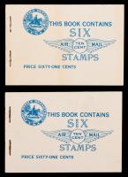 1928 10Â¢ Lindbergh Lot Of 2 Complete Booklets