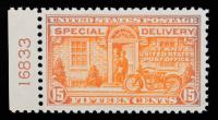 1925, 15Â¢ deep orange Special Delivery