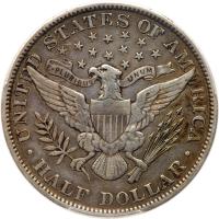 1906 Barber 50C PCGS AU50 - 2