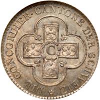 Switzerland: Bern. 2 Â½ Batzen, 1826 - 2