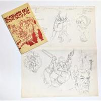 Robert Williams. "Bastard Art" Hand Drawn Sketch in Pencil