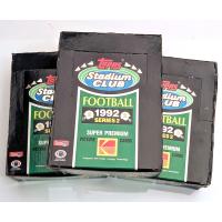 Case of 12 Boxes Topps Stadium Club Football 1992 Series 2 Super Premium Cards Unopened