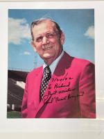 Paul "Bear" Bryant: Inscribed and Signed Color Photo Dated July, 1982 - 2