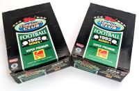 14 Boxes Topps Football Stadium Card Boxes 1992 Series One, All Unopened