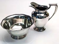 Sterling Silver Trophy Bowl and Pitcher