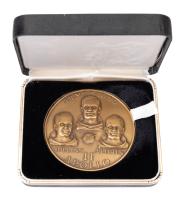 Apollo 11 Bronze Medal from the Personal Collection of Virgil "Gus" Grissom with LOA.