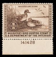 Hunting Permit, 1939, $1 Green-Winged Teals - 2