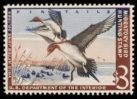 Hunting Permit, 1962, $3 Pintail Drakes - 2