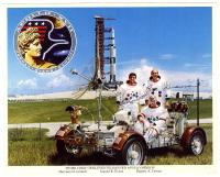 Apollo 17: Crew Signed Photo Evans, Schmitt and Cernan