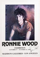 Ronnie Wood: Legendary Bass Guitarist? Absolutely! Also an Acclaimed Illustrator and Painter. Boldly Autographed Gallery - 2