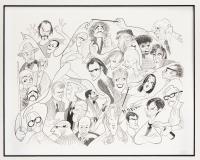 Hirschfeld, Al. "Cultural Calendar '83" Signed & Numbered Lithograph - 2