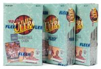 Ten (10) Boxes 1992-93 Fleer Ultra Basketball Cards Series I. All Factory Sealed and in Excellent Condition.