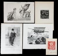 HonorÃ© Daumier, Joseph Domjan and Clayton Knight. 16 Prints with 11 By Daumier