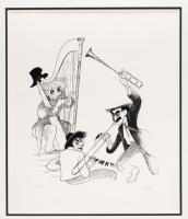 Hirschfeld, Al. "Marx Brothers Musicale" Signed & Numbered Lithograph - 2