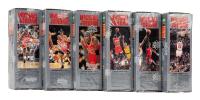 Collection Two: Five Complete Sets of Six Boxes of the 1991-1992 Edition of the NBA Upper Deck Michael Jordan Locker Ser