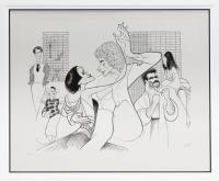 Hirschfeld, Al. "Kiss of the Spider Woman" Signed & Numbered Lithograph - 2