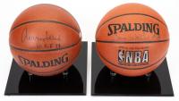 Jerry West and James Worthy: Two Fine, Autographed Basketballs