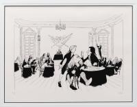 Hirschfeld, Al. "1776" Signed & Numbered Lithograph - 2