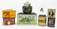 Rare Tobacciana: Antique Tobacco Containers from 1910-1930, Most in Very Fine Condition. - 2