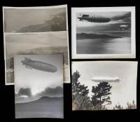 USS Macon (ZRS-5): Two Exquisite Double Weight Photographs and Three Other Photographs Regarding the Airship