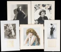 Hollywood Legends: Signed Memorabilia by Mary Pickford, Mary Martin, Jane Powell, Virginia Bruce, Sarah Bernhardt and Ja