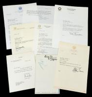 Colossal Collection of 45 Governor's Signed Letters From After 1950.