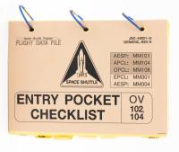 Space Shuttle Program Flight Data File. "Entry Pocket Checklist: Volume II OV102,4. 1999-2002" - 2