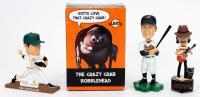 Vintage Bobbleheads: Rare 2010 Carlos Santana/SF Giants, Lefty O'Doul Pacific Coast League SF Seals, Crazy Crab, Tim Lincecum