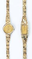 Two (2) Ladies Watches One Geneve, One Seiko in 10K Yellow Gold Link Watch Bands