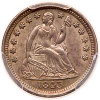 1843 Liberty Seated H10C