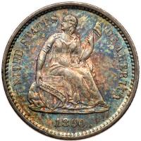 1860-O Liberty Seated H10C