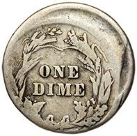 MINT ERROR. 1916 Barber Dime Struck 20% Off-Center - 2