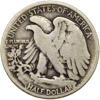 1921-D Liberty Walking 50C - 2