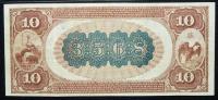 1882, $10 National Bank Note. Pasadena NB, Pasadena CA - 2