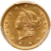 1853 $1 Gold Liberty