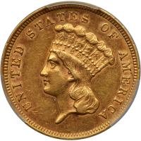 1859 $3 Gold