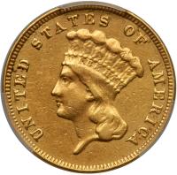 1859 $3 Gold