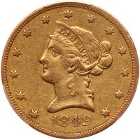 1849 $10 Liberty