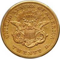 1857-S $20 Liberty - 2