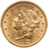 1875-S $20 Liberty