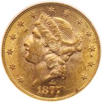 1877 $20 Liberty