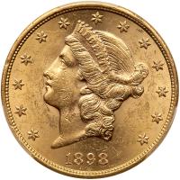 1898-S $20 Liberty