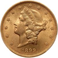 1899 $20 Liberty