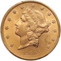 1900 $20 Liberty